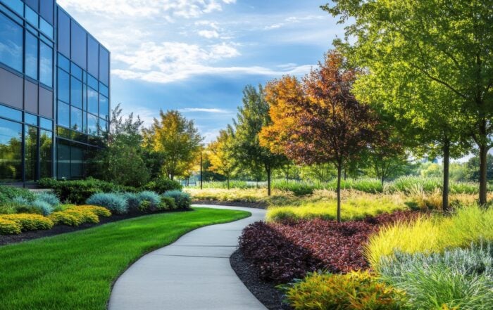 Commercial landscaping service by Horizon Lawn and Landscape in Blue Springs, MO
